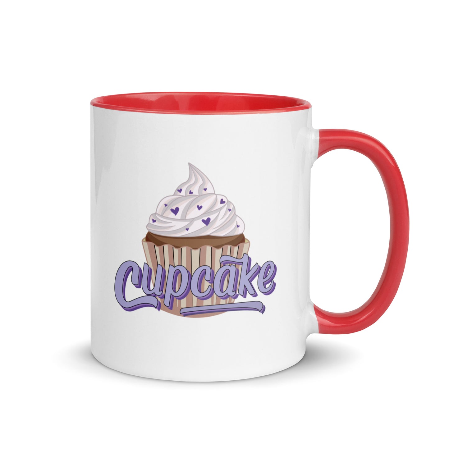 Cupcake Mug with Color Inside