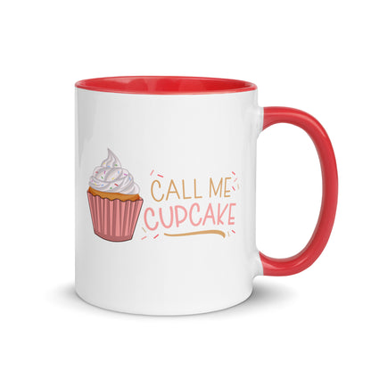 Call Me Cupcake Mug with Color Inside