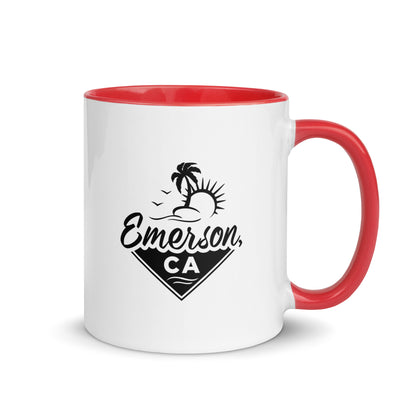 Emerson CA Mug with Color Inside