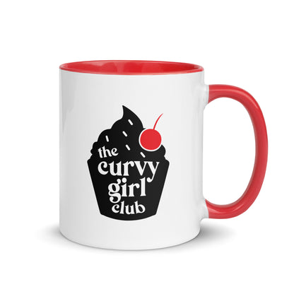 Curvy Girl Club Mug with Color Inside