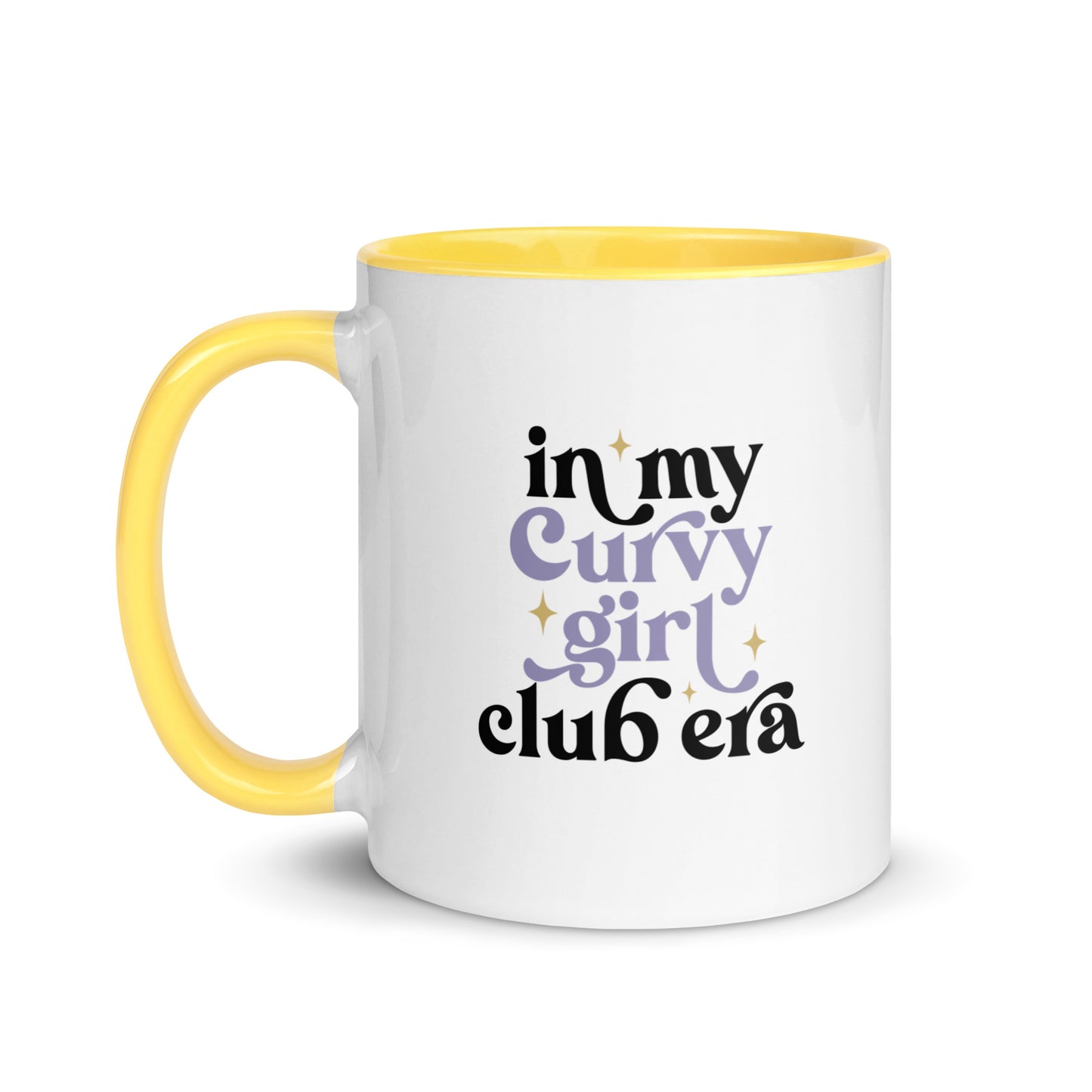 In My Curvy Girl Club Era Mug with Color Inside