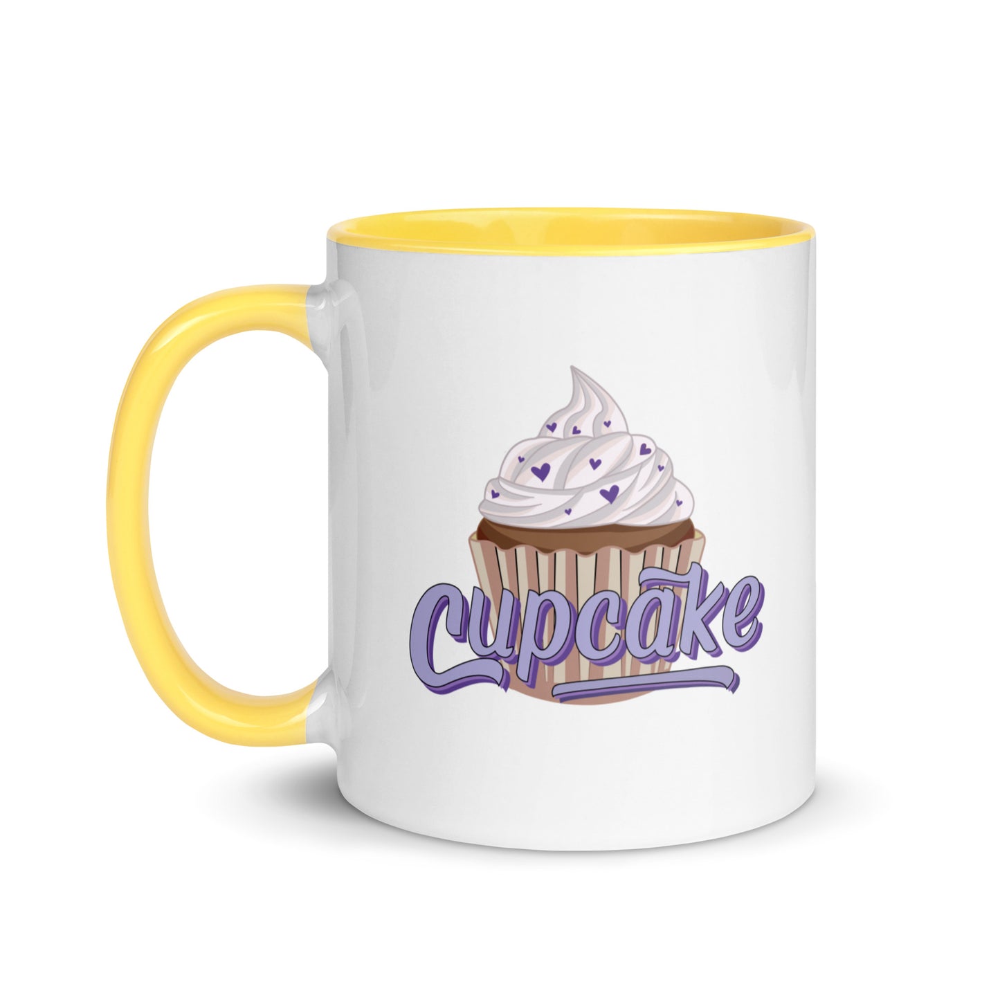 Cupcake Mug with Color Inside