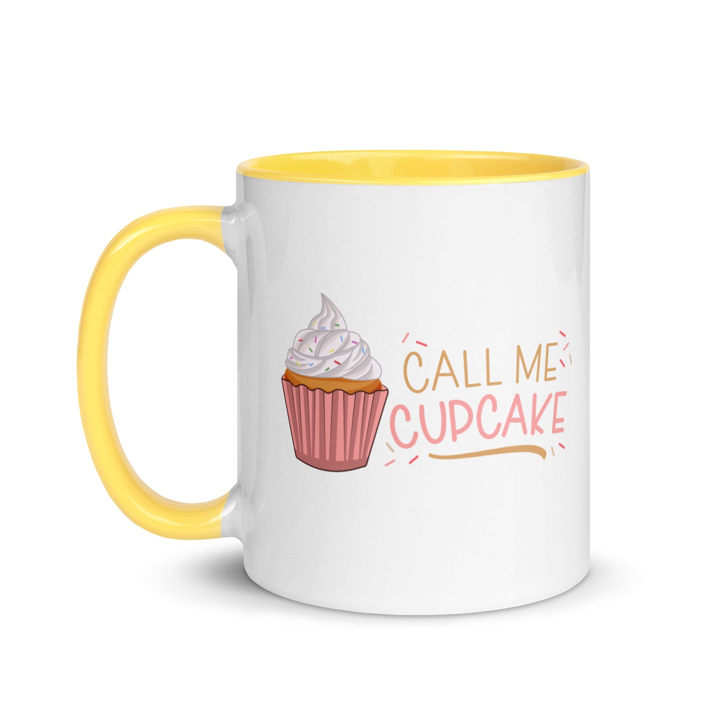 Call Me Cupcake Mug with Color Inside