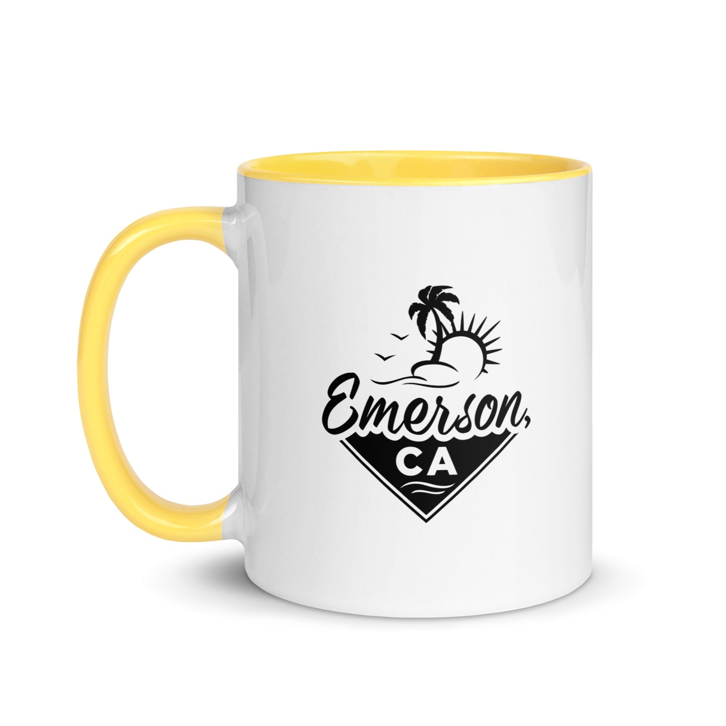 Emerson CA Mug with Color Inside