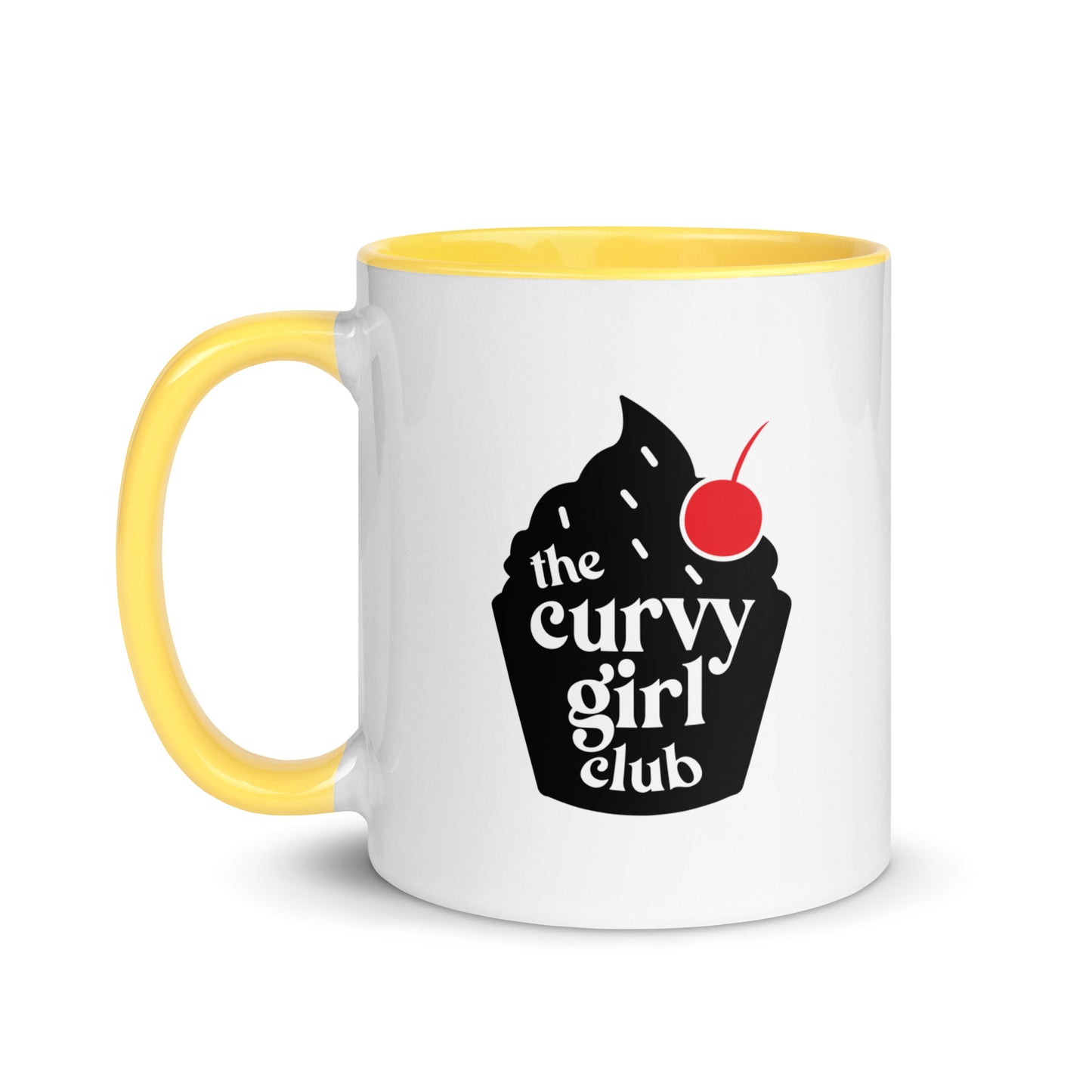 Curvy Girl Club Mug with Color Inside