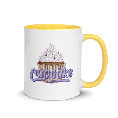 Cupcake Mug with Color Inside