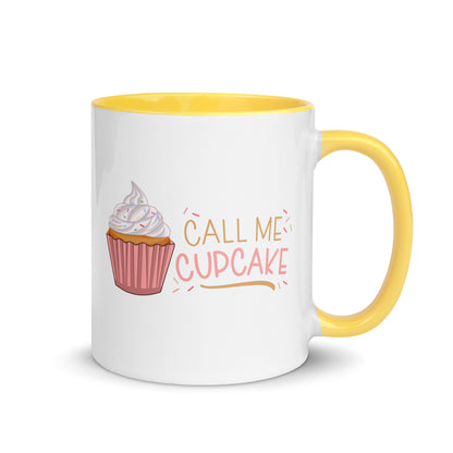 Call Me Cupcake Mug with Color Inside