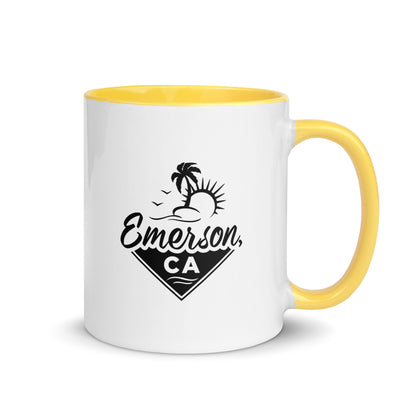 Emerson CA Mug with Color Inside